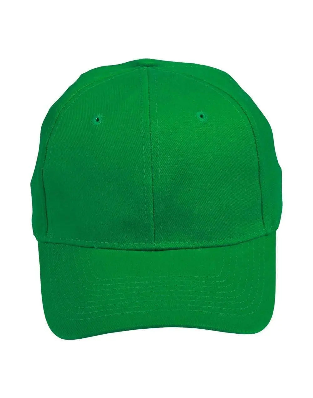 Heavy Brushed Cotton Cap Ch01 Active Wear Winning Spirit Kelly Green One size